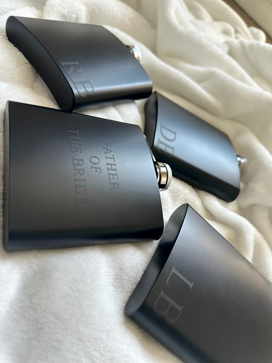 Personalised Initial Flasks