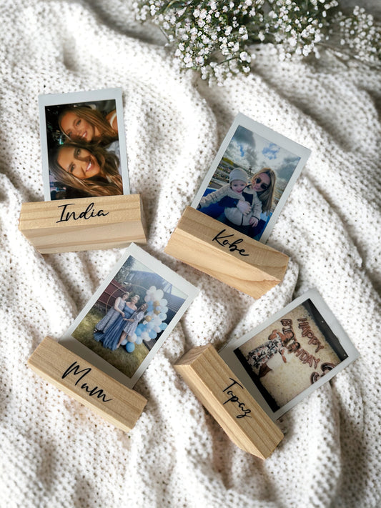 Wooden Photo Frame Place Sign ( Sets of 5 - Read Description )