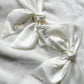 Personalised White Bow Veil