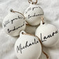 Bridesmaid White Ceramic Keepsake Baubles