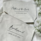 Bridesmaid/Mother Of The Bride/Groom Make up Accessory Bags