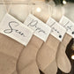 Burlap Jute Christmas Stockings