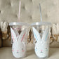 Personalised Rabbit Swirly Straw Cups