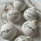 Bridesmaid White Ceramic Keepsake Baubles