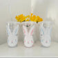 Personalised Rabbit Swirly Straw Cups