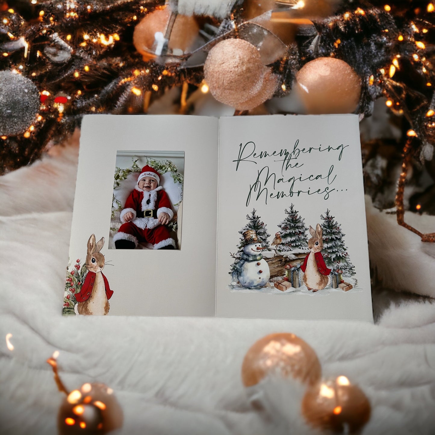 * Christmas Photograph Keepsake Booklets