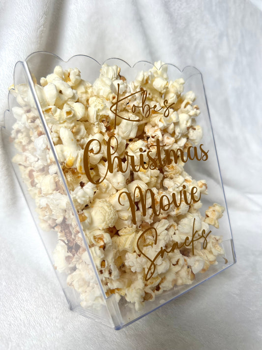 Christmas Snack Popcorn Box