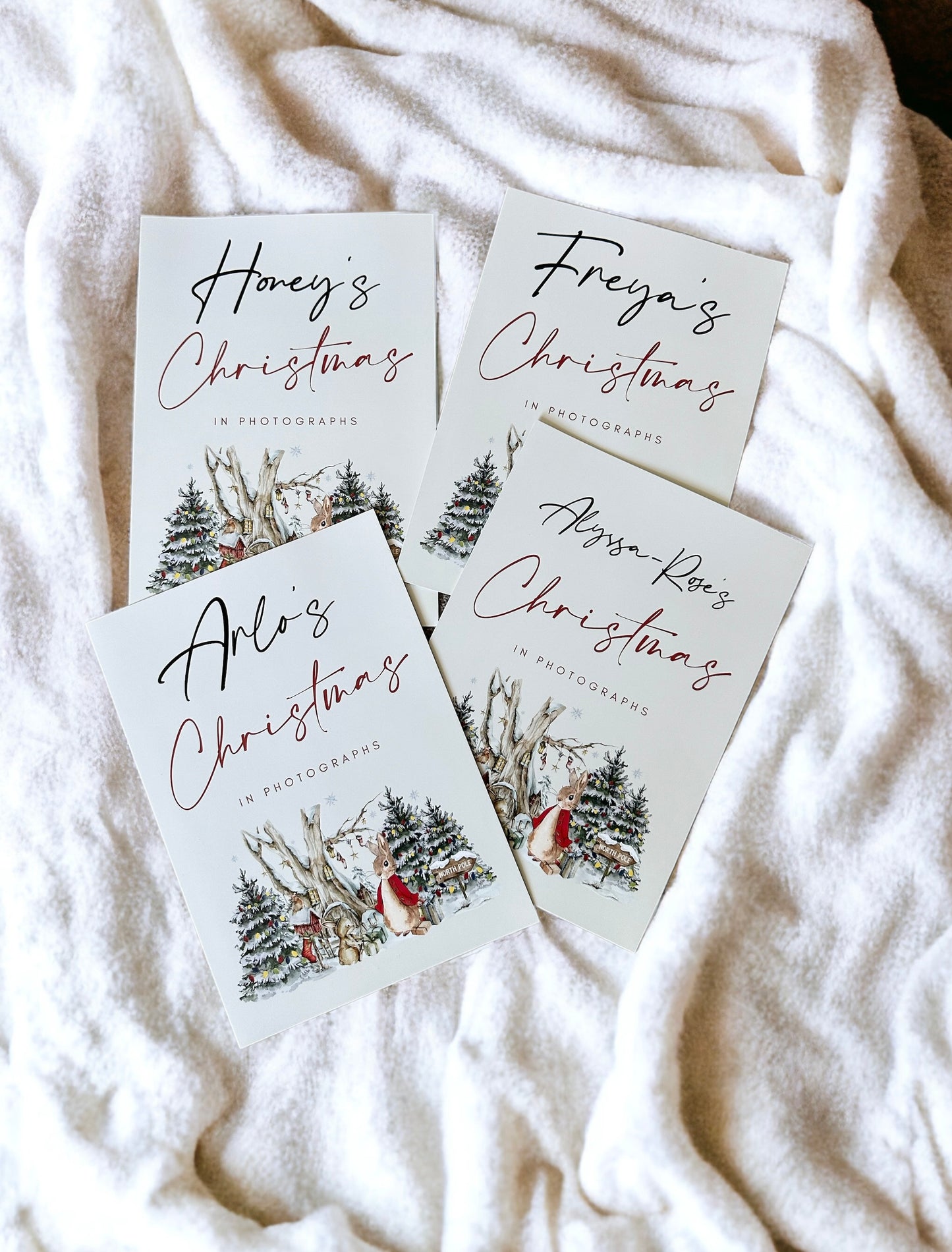 * Christmas Photograph Keepsake Booklets